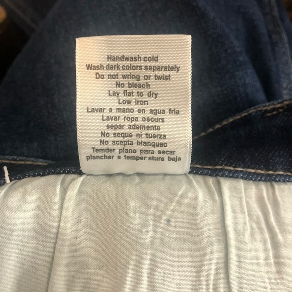 Judy Blue NWT High Rise Straight Cropped Jean Size 28 Dark Blue - Picture 10 of 10